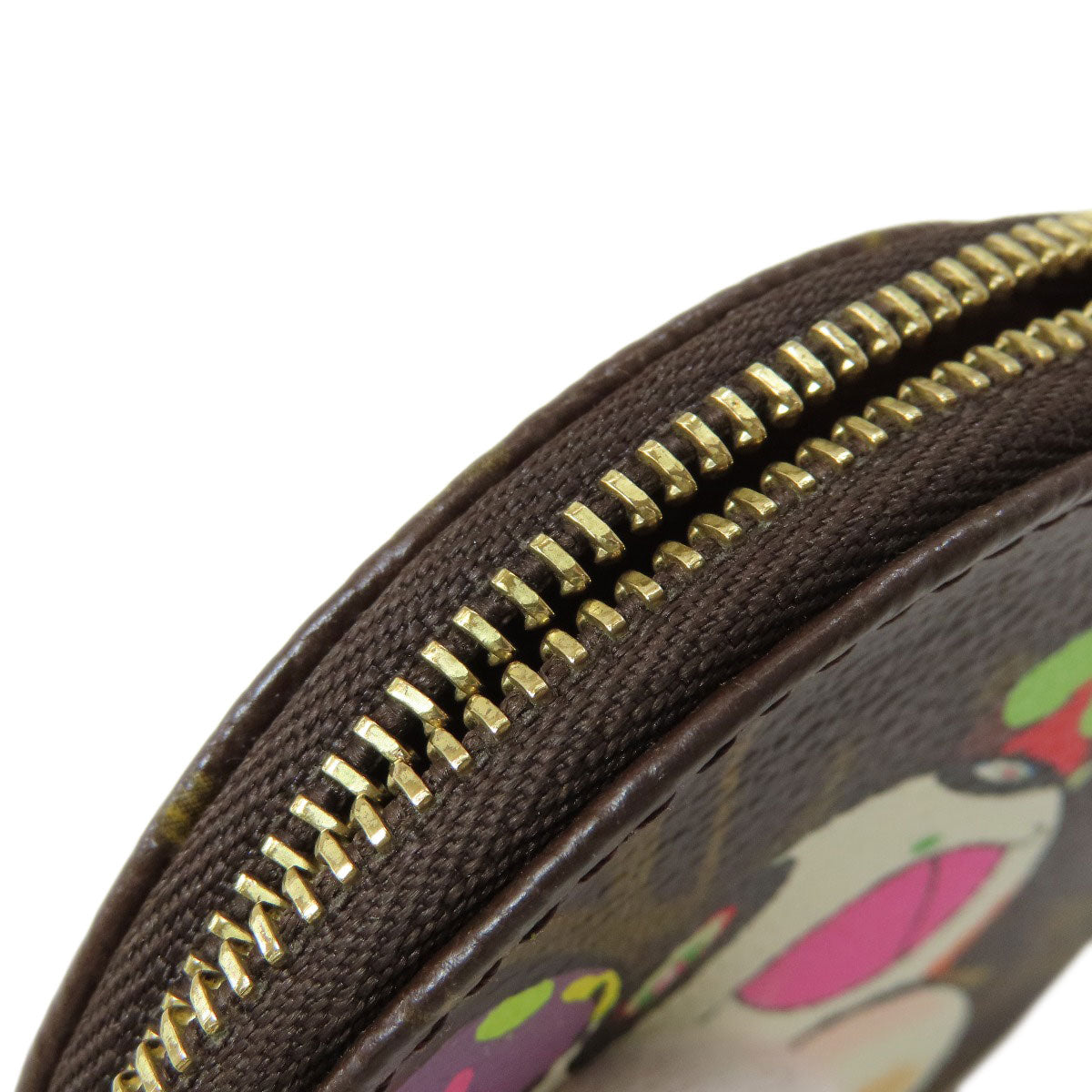 LOUIS VUITTON M61928 Porte Monnaie Rond Panda Takashi Murakami Collaboration coin purse Monogram canvas Ladies [Used]