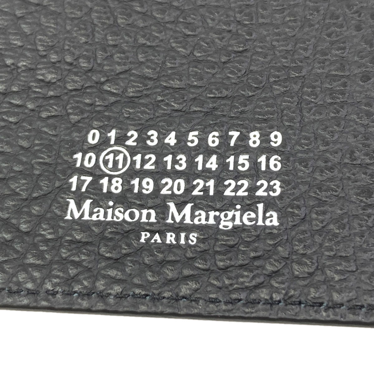 MaisonMargiela Money clip with 4 stitches Bifold Wallet with Coin Pocket Leather mens [Used]