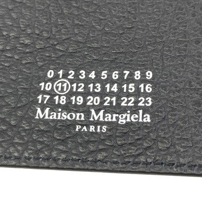 MaisonMargiela Money clip with 4 stitches Bifold Wallet with Coin Pocket Leather mens [Used]