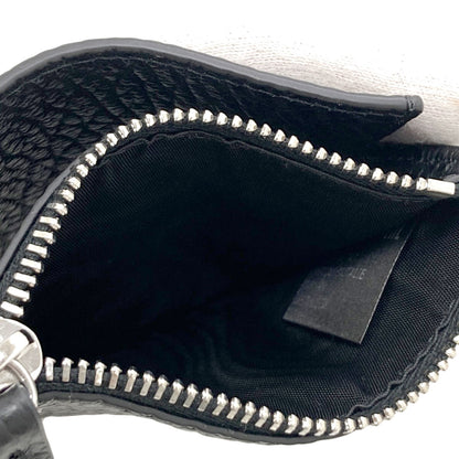 MaisonMargiela Money clip with 4 stitches Bifold Wallet with Coin Pocket Leather mens [Used]