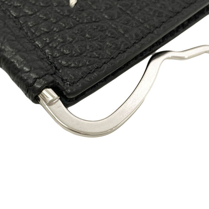 MaisonMargiela Money clip with 4 stitches Bifold Wallet with Coin Pocket Leather mens [Used]