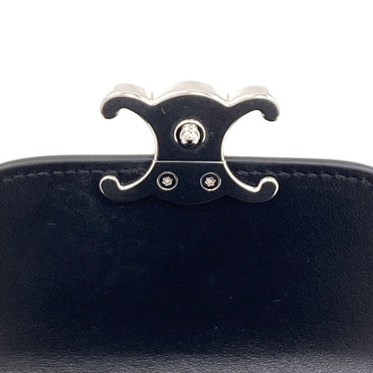 CELINE Small flap wallet Triomphe Tri-fold wallet (with Coin Pocket) Leather Ladies [Used]