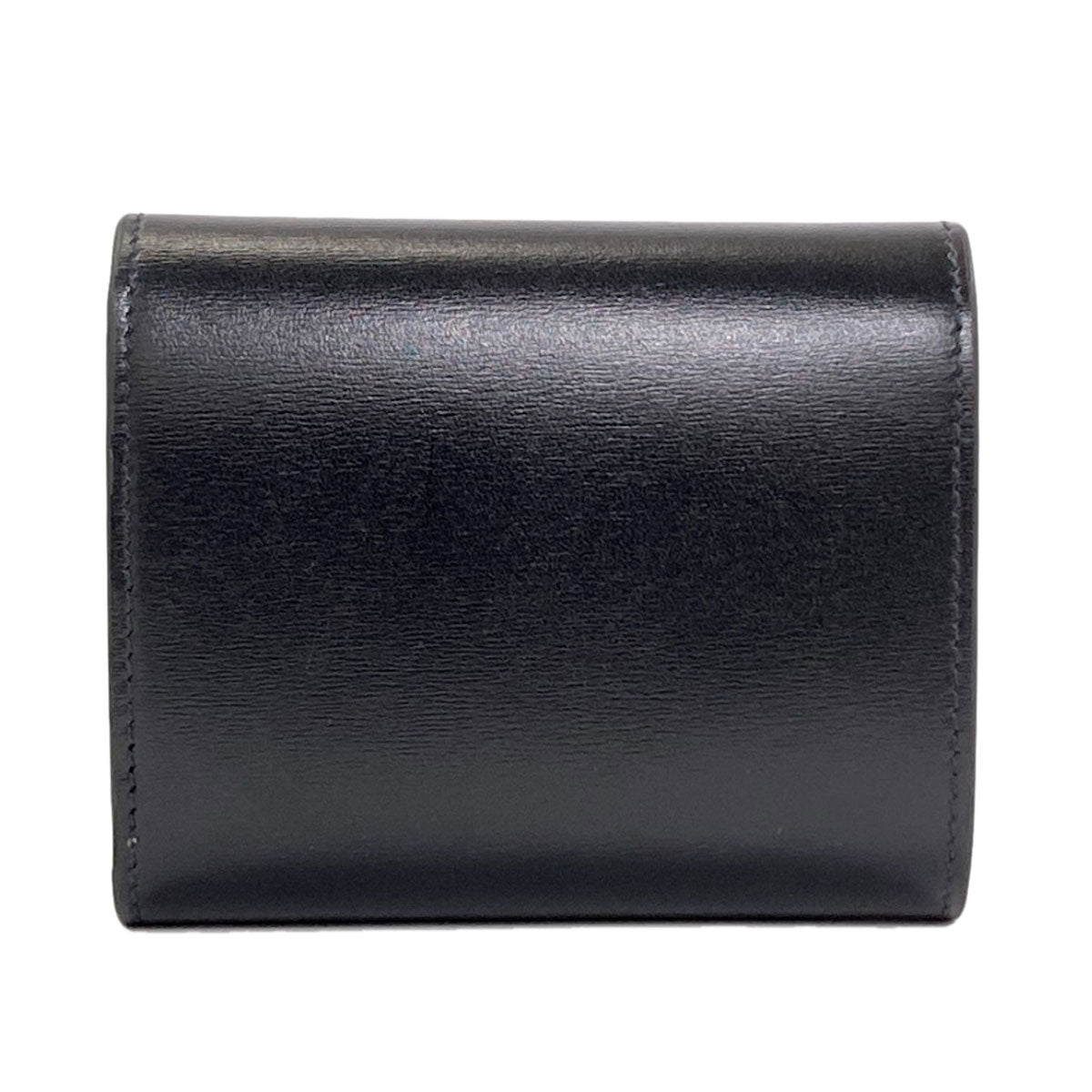 CELINE Small flap wallet Triomphe Tri-fold wallet (with Coin Pocket) Leather Ladies [Used]