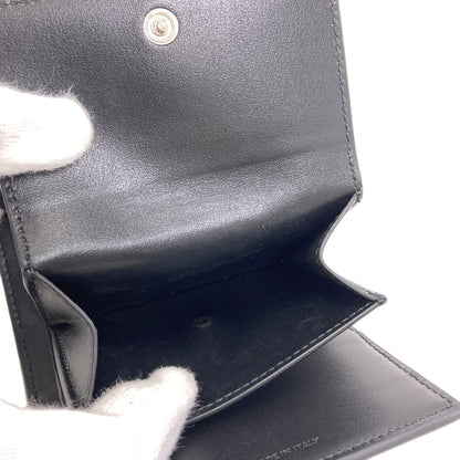 CELINE Small flap wallet Triomphe Tri-fold wallet (with Coin Pocket) Leather Ladies [Used]