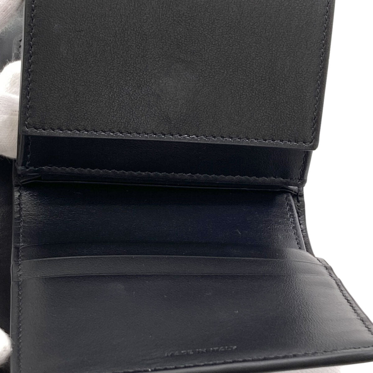 CELINE Small flap wallet Triomphe Tri-fold wallet (with Coin Pocket) Leather Ladies [Used]