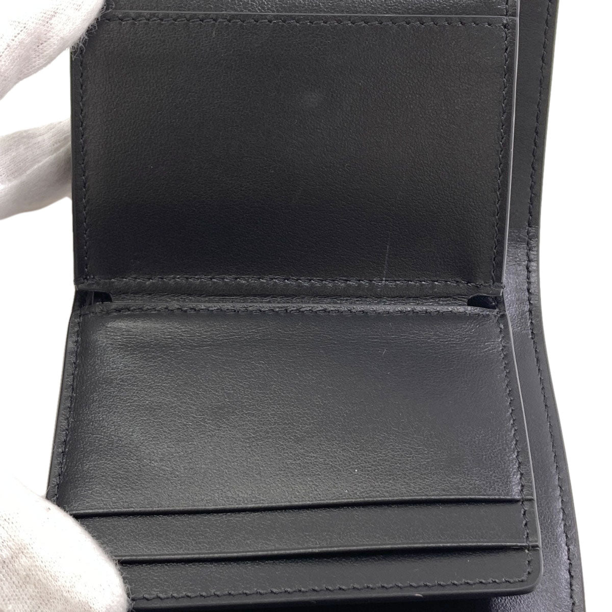 CELINE Small flap wallet Triomphe Tri-fold wallet (with Coin Pocket) Leather Ladies [Used]