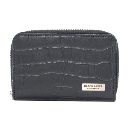 BLACK LABEL logo coin purse Leather Ladies [Used]