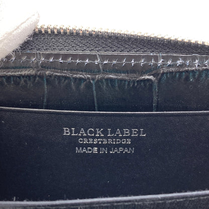 BLACK LABEL logo coin purse Leather Ladies [Used]