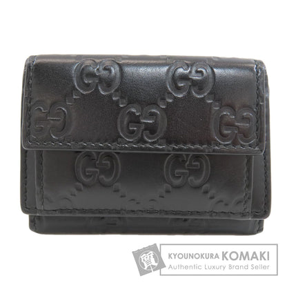 GUCCI 547070 GG signature guccissima Tri-fold wallet (with Coin Pocket) Leather Ladies [Used]