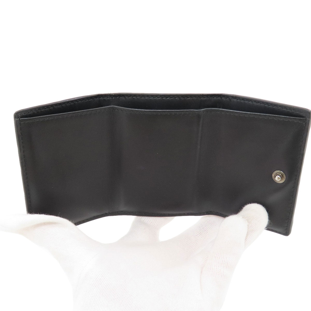 GUCCI 547070 GG signature guccissima Tri-fold wallet (with Coin Pocket) Leather Ladies [Used]