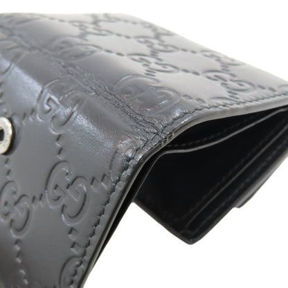 GUCCI 547070 GG signature guccissima Tri-fold wallet (with Coin Pocket) Leather Ladies [Used]