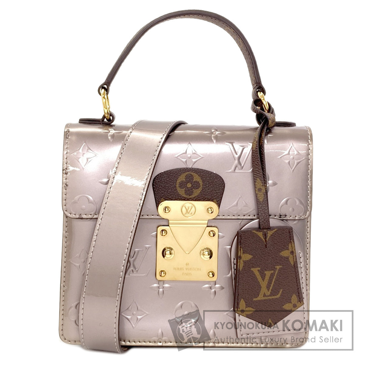 LOUIS VUITTON M90502 Spring Street PM Handbag Vernis Monogram canvasLadies [Used]