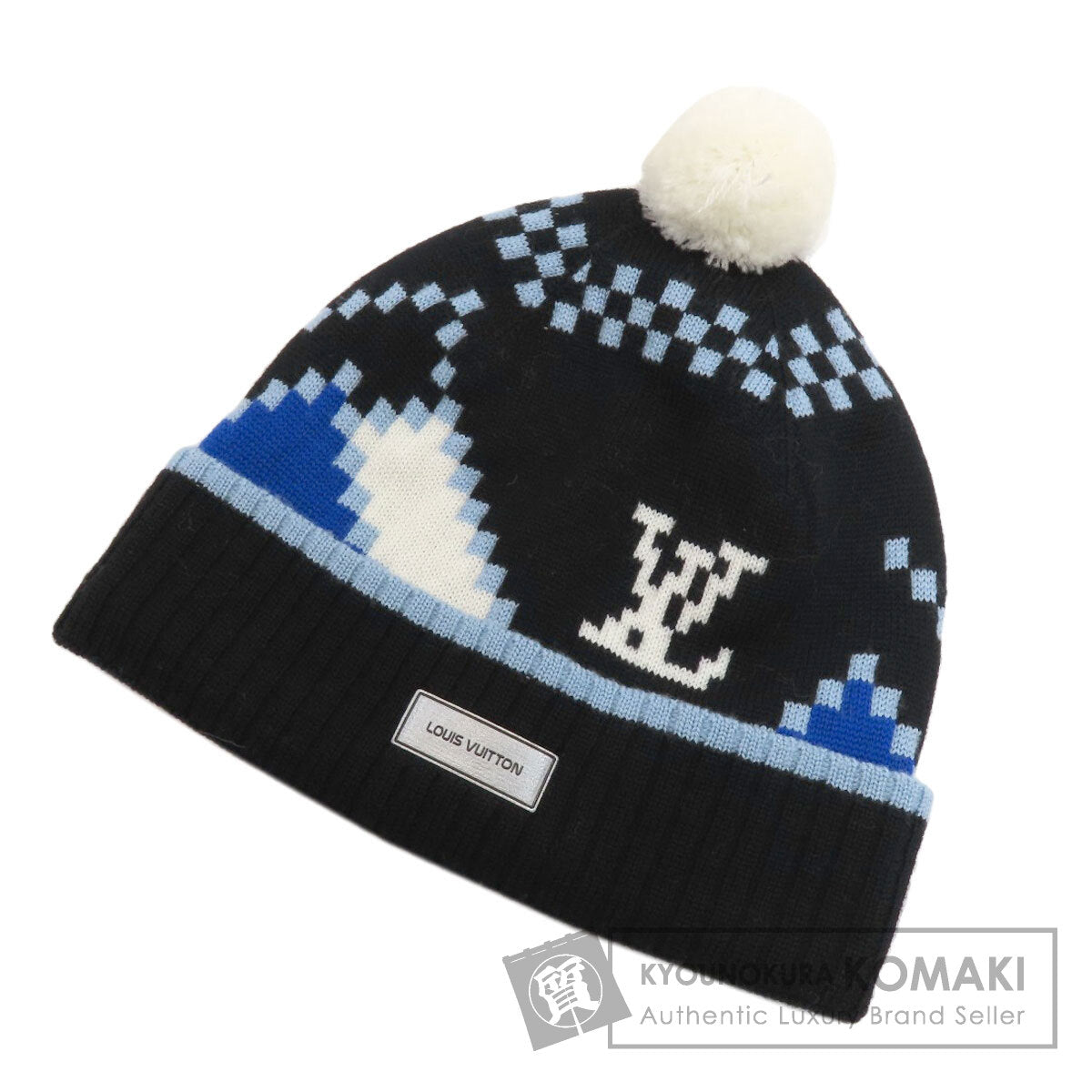 LOUIS VUITTON M77990 Bonnet LV Snow hat wool Ladies [Used]