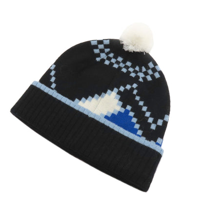 LOUIS VUITTON M77990 Bonnet LV Snow hat wool Ladies [Used]