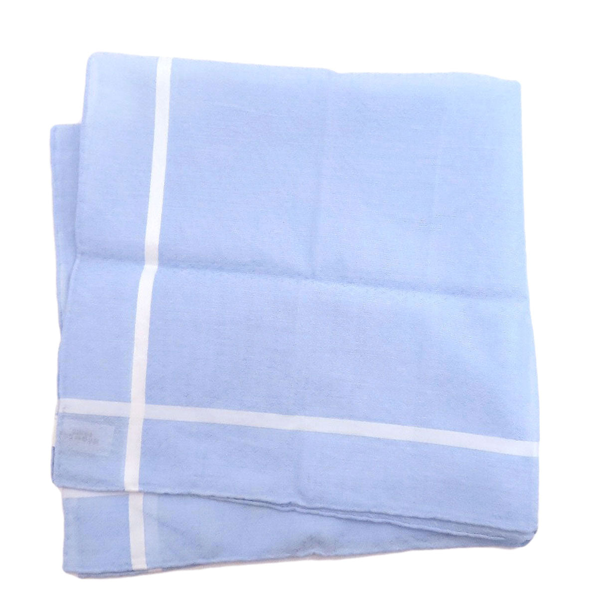 HERMES Jacquard H handkerchief Cotton Ladies [Used]