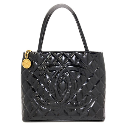 CHANEL Medallion GoldHardware Tote Bag Enamel Ladies [Used]