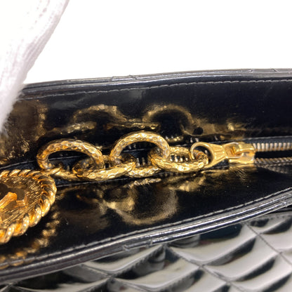 CHANEL Medallion GoldHardware Tote Bag Enamel Ladies [Used]