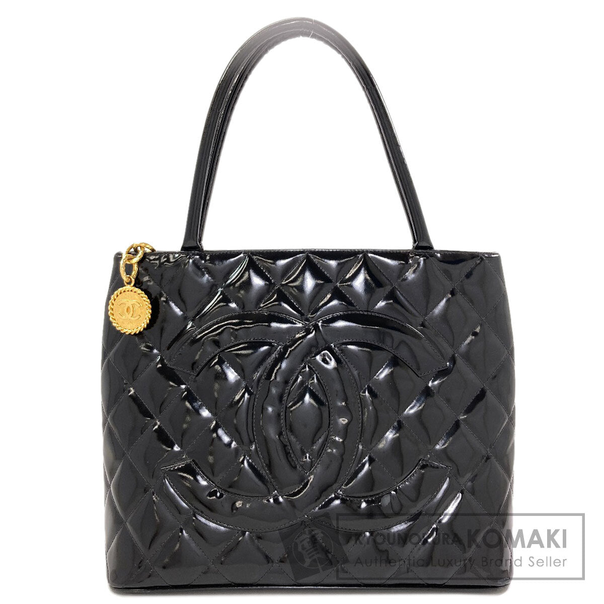 CHANEL Medallion GoldHardware Tote Bag Enamel Ladies [Used]