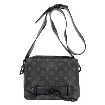 LOUIS VUITTON M45685 Steamer messenger Shoulder Bag Monogram Eclipse mens [Used]