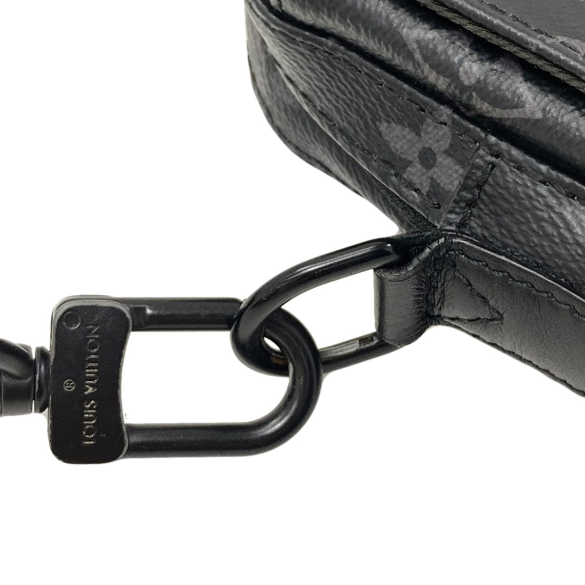 LOUIS VUITTON M45685 Steamer messenger Shoulder Bag Monogram Eclipse mens [Used]