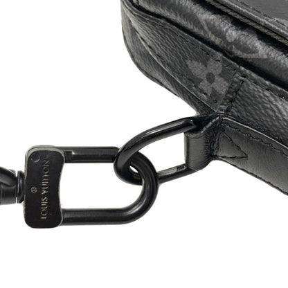LOUIS VUITTON M45685 Steamer messenger Shoulder Bag Monogram Eclipse mens [Used]