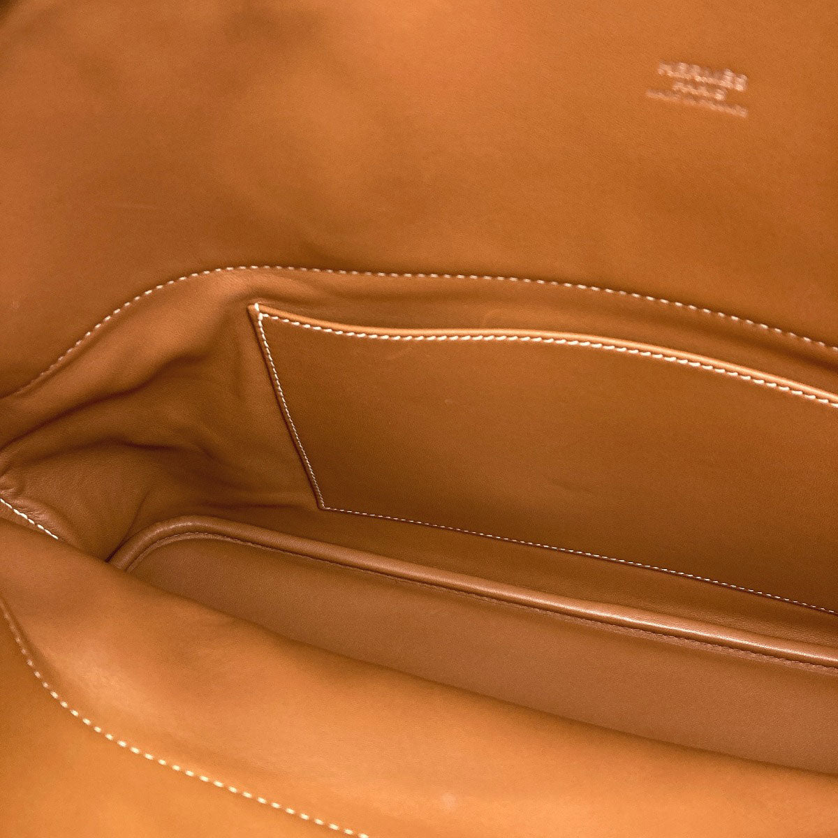 HERMES Bolide35 Gold SilverHardware Handbag Togo Ladies [Used]