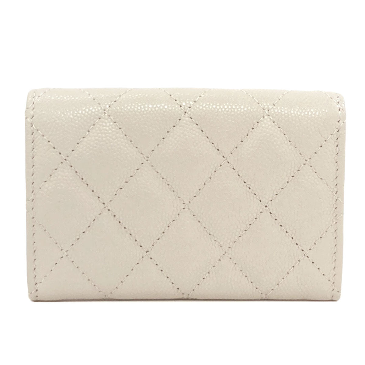 CHANEL COCO Mark Matelasse GoldHardware coin purse Grained Calfskin Skin Ladies [Used]