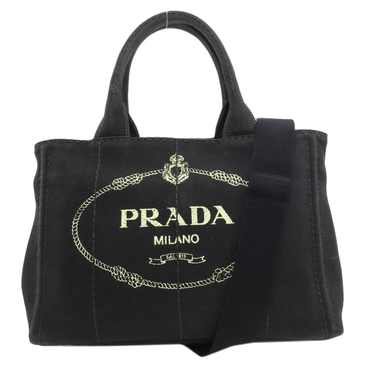 PRADA Canapa 2WAY Tote Bag Canvas Ladies [Used]