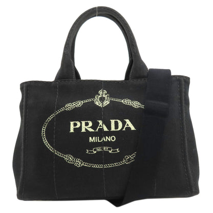 PRADA Canapa 2WAY Tote Bag Canvas Ladies [Used]