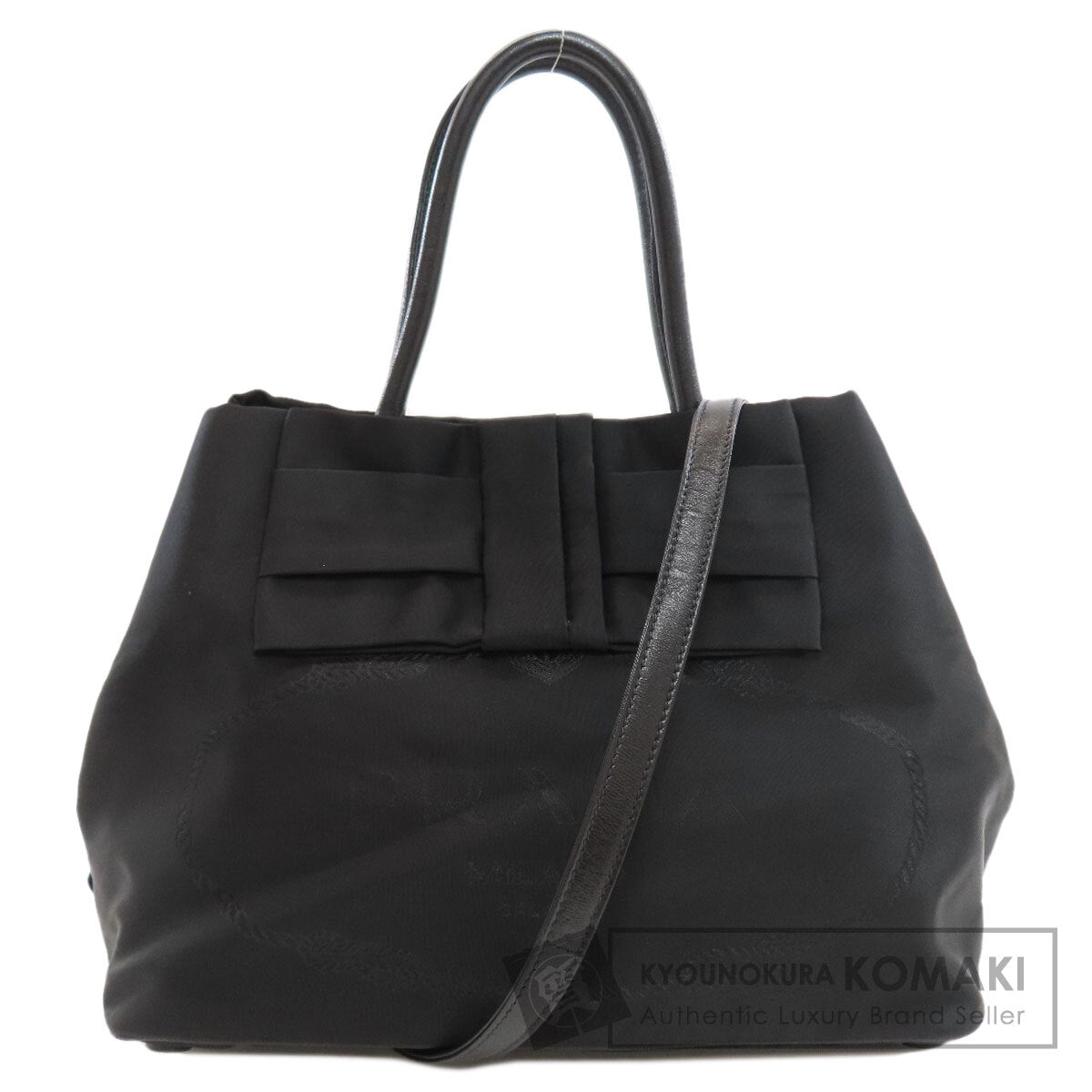 PRADA Fiocco 2WAY Handbag Nylon Ladies [Used]