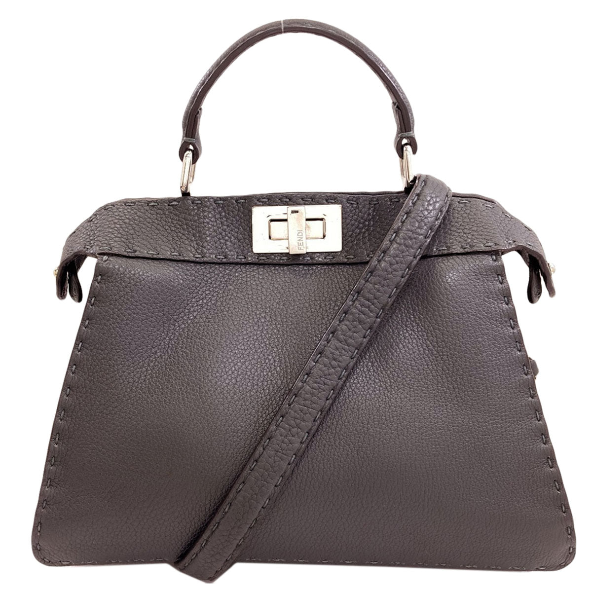 FENDI Selleria Peekaboo I.U. 2WAY Handbag Calf Ladies [Used]