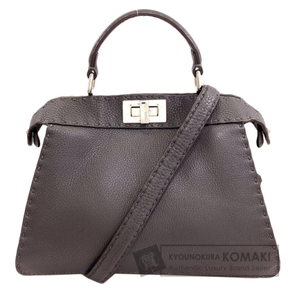 FENDI Selleria Peekaboo I.U. 2WAY Handbag Calf Ladies [Used]