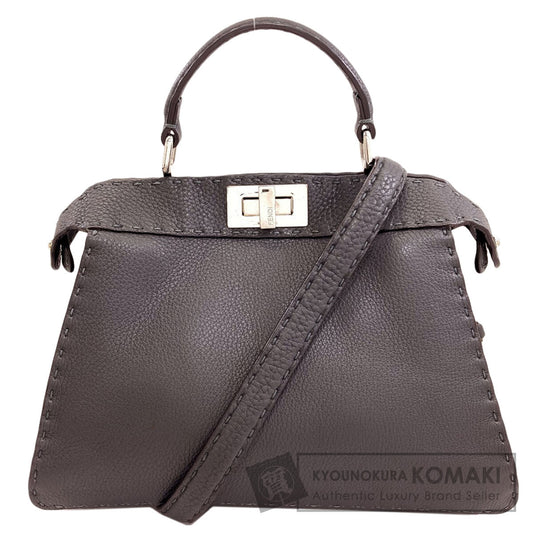 FENDI Selleria Peekaboo I.U. 2WAY Handbag Calf Ladies [Used]