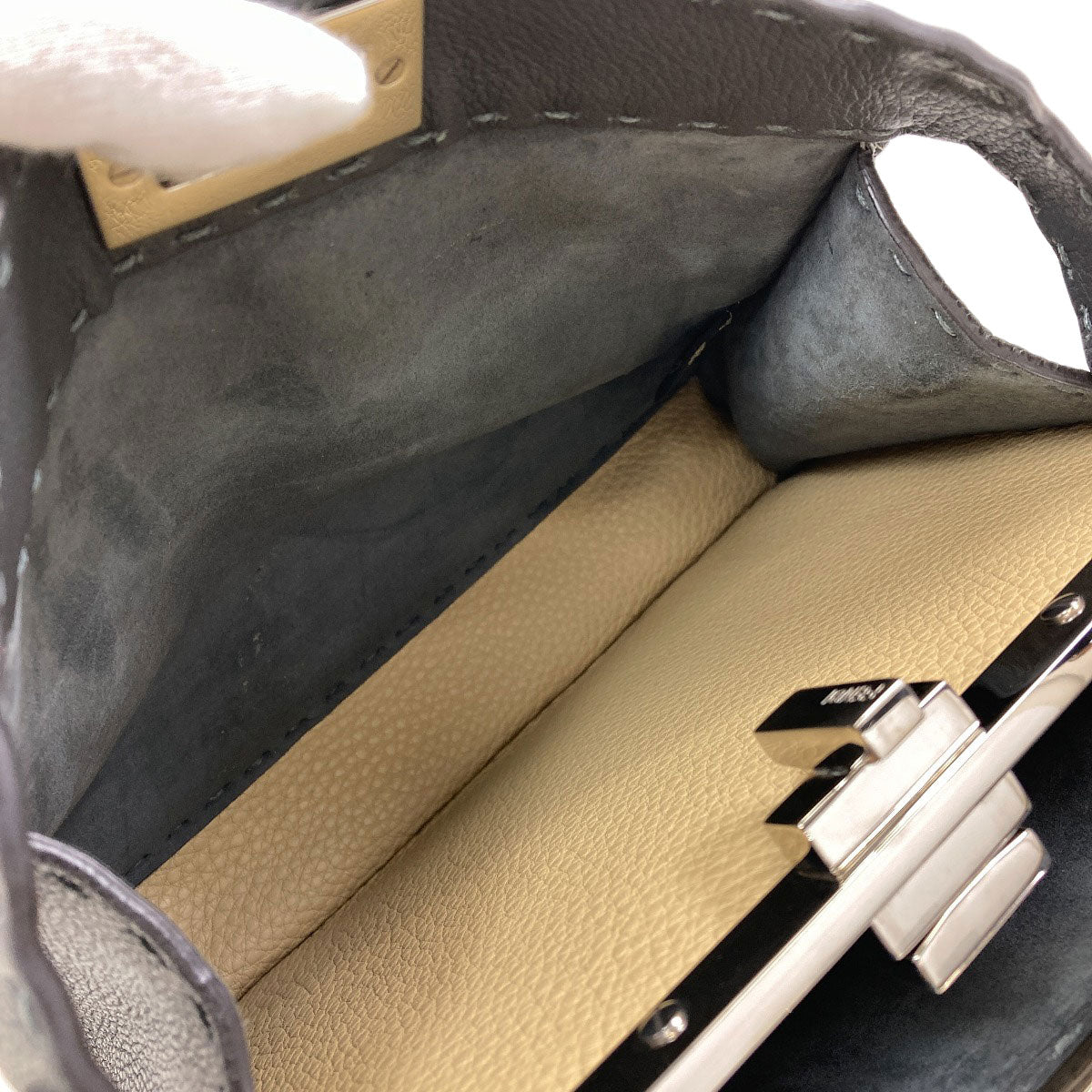 FENDI Selleria Peekaboo I.U. 2WAY Handbag Calf Ladies [Used]
