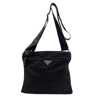 PRADA Long Shoulder Logo Hardware Shoulder Bag Nylon Ladies [Used]