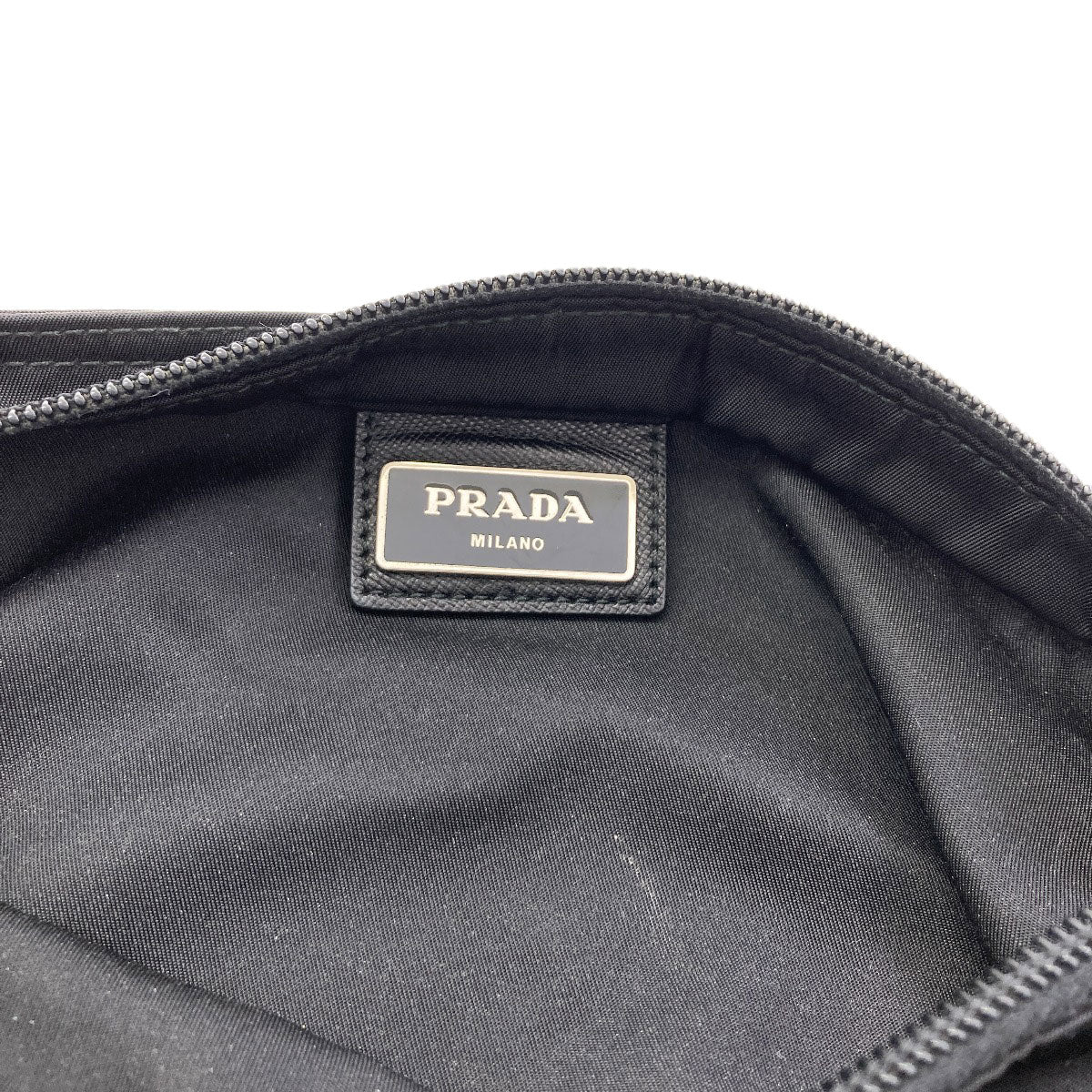 PRADA Long Shoulder Logo Hardware Shoulder Bag Nylon Ladies [Used]