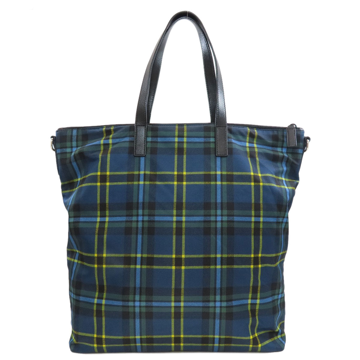 PRADA Checkpattern 2WAY Tote Bag Nylon Ladies [Used]