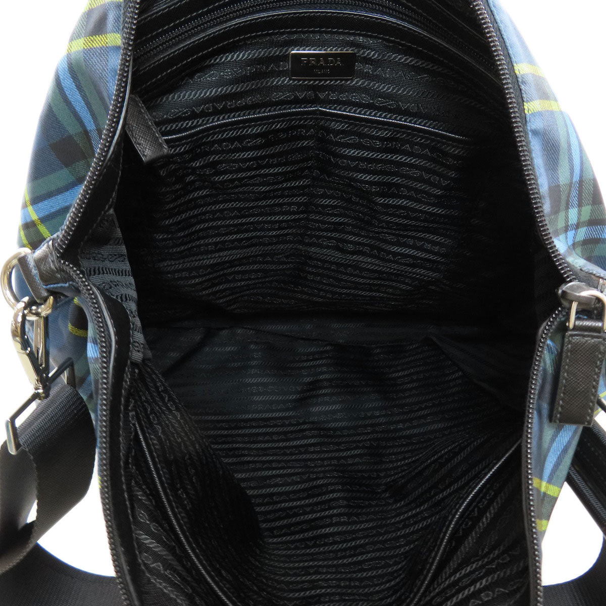 PRADA Checkpattern 2WAY Tote Bag Nylon Ladies [Used]