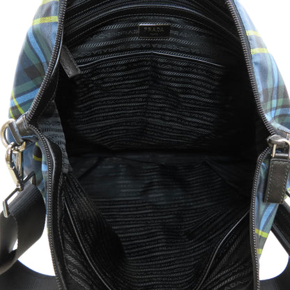 PRADA Checkpattern 2WAY Tote Bag Nylon Ladies [Used]