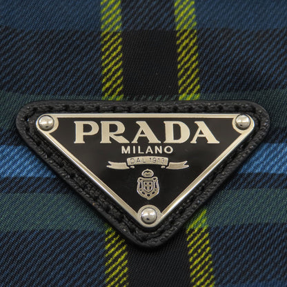 PRADA Checkpattern 2WAY Tote Bag Nylon Ladies [Used]