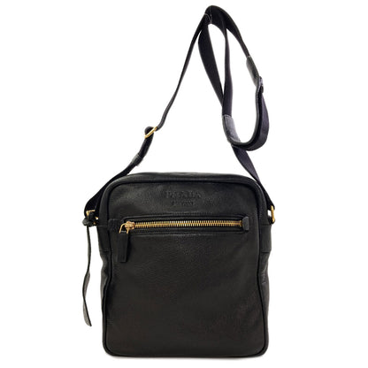 PRADA logo Shoulder Bag Calf Ladies [Used]