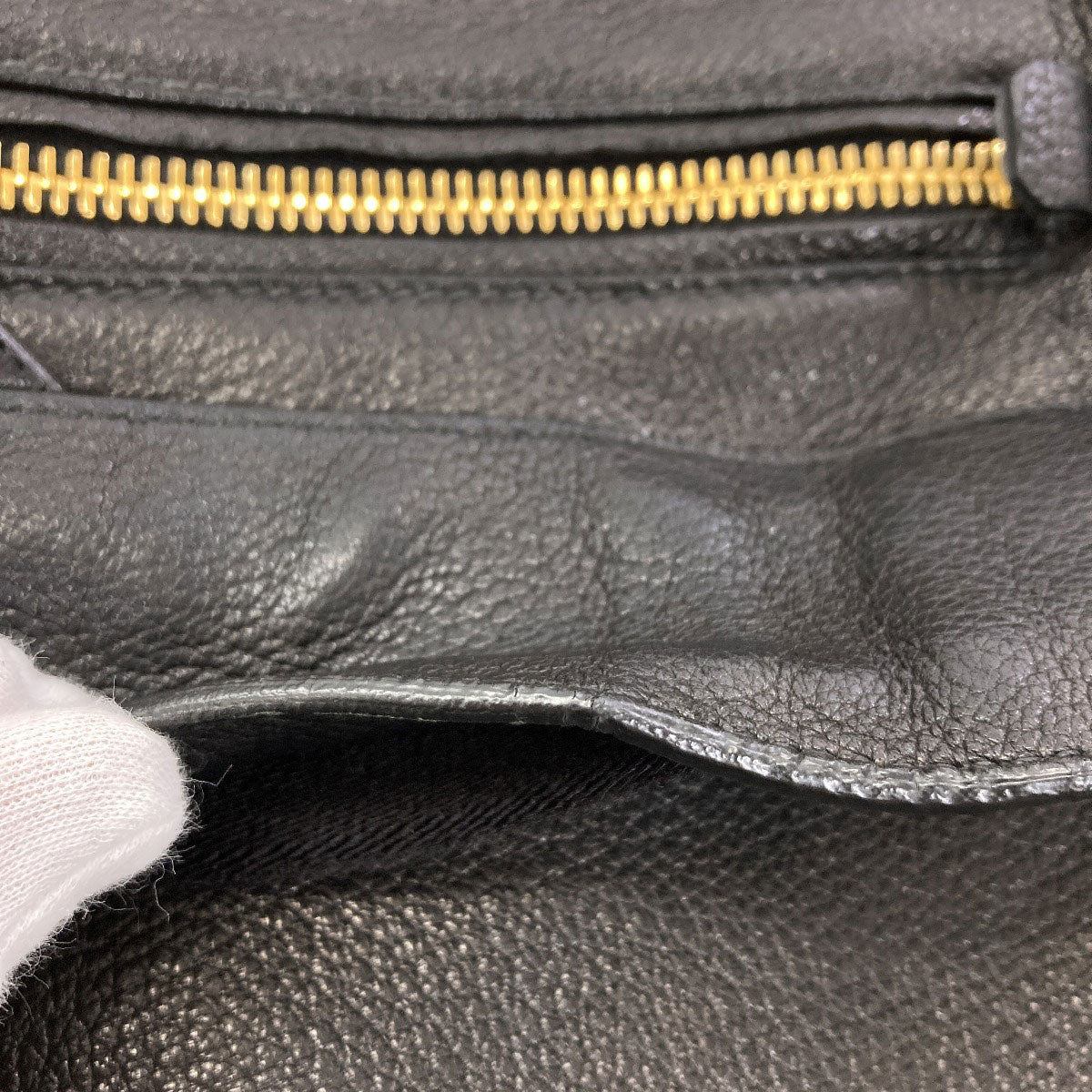 PRADA logo Shoulder Bag Calf Ladies [Used]