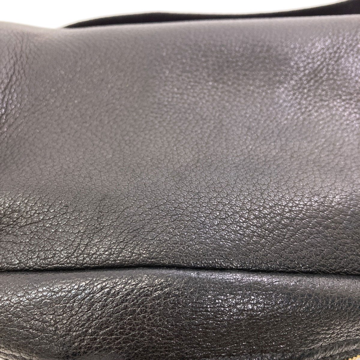 PRADA logo Shoulder Bag Calf Ladies [Used]