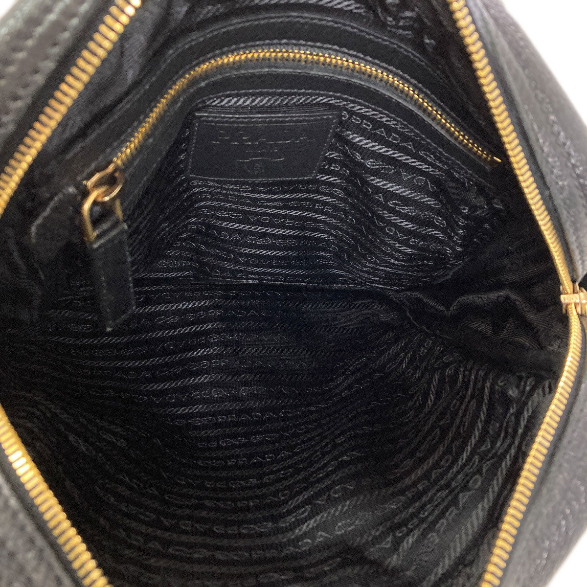 PRADA logo Shoulder Bag Calf Ladies [Used]