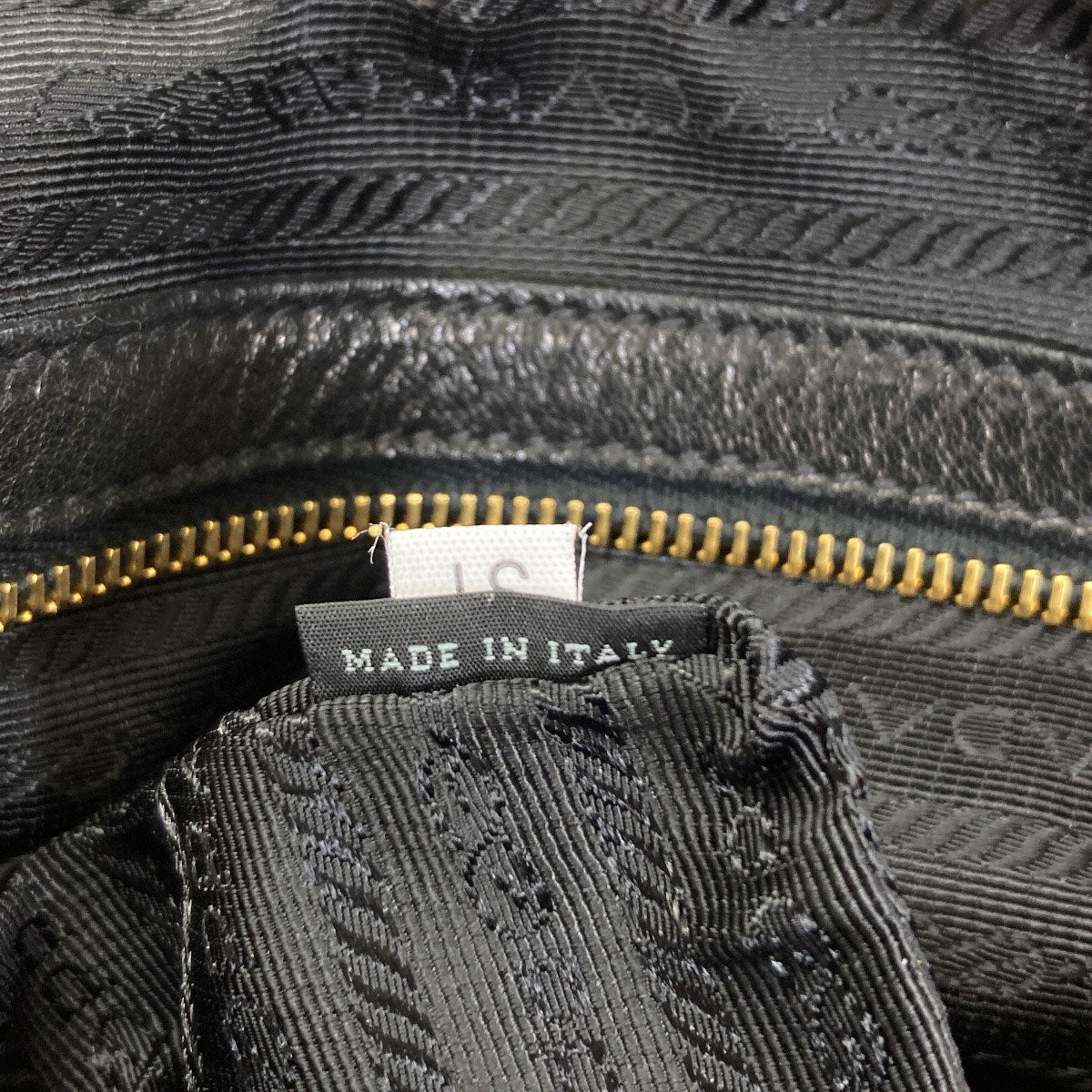 PRADA logo Shoulder Bag Calf Ladies [Used]