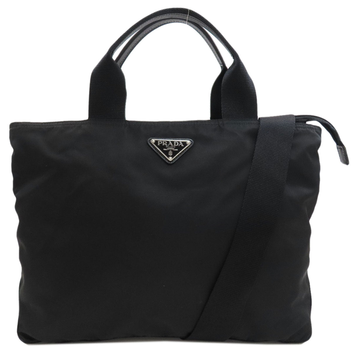 PRADA Logo Hardware 2WAY Tote Bag Nylon Ladies [Used]