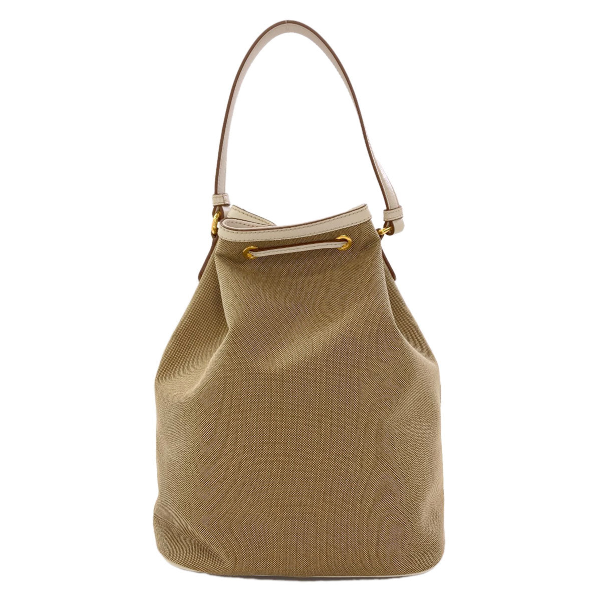 PRADA Logo Jacquard 2-Way Handbag Canvas Ladies [Used]