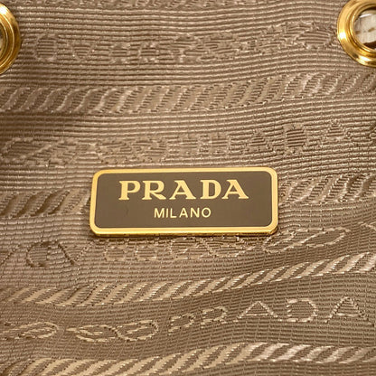 PRADA Logo Jacquard 2-Way Handbag Canvas Ladies [Used]
