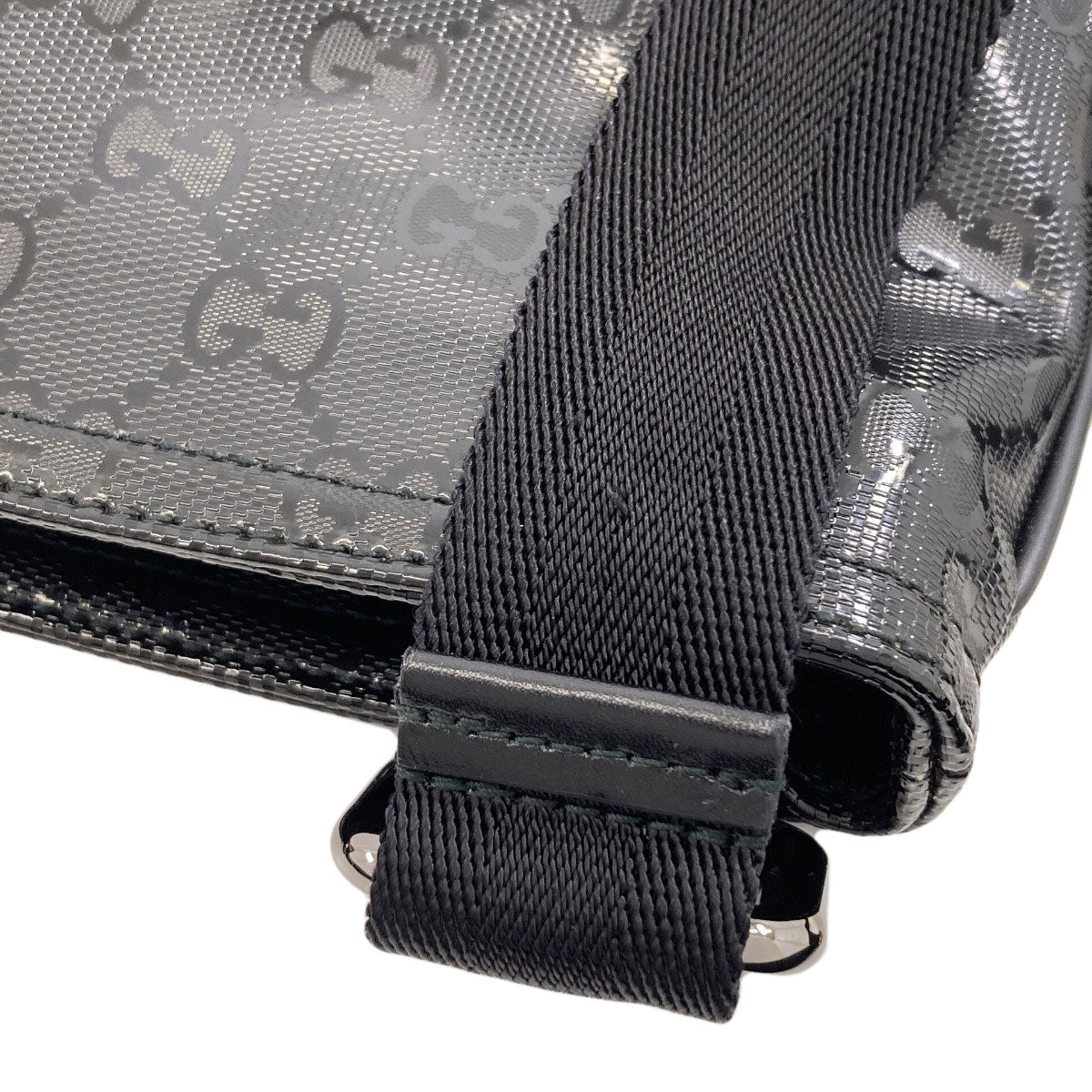 GUCCI 201538 GG implementation Shoulder Bag PVC Ladies [Used]