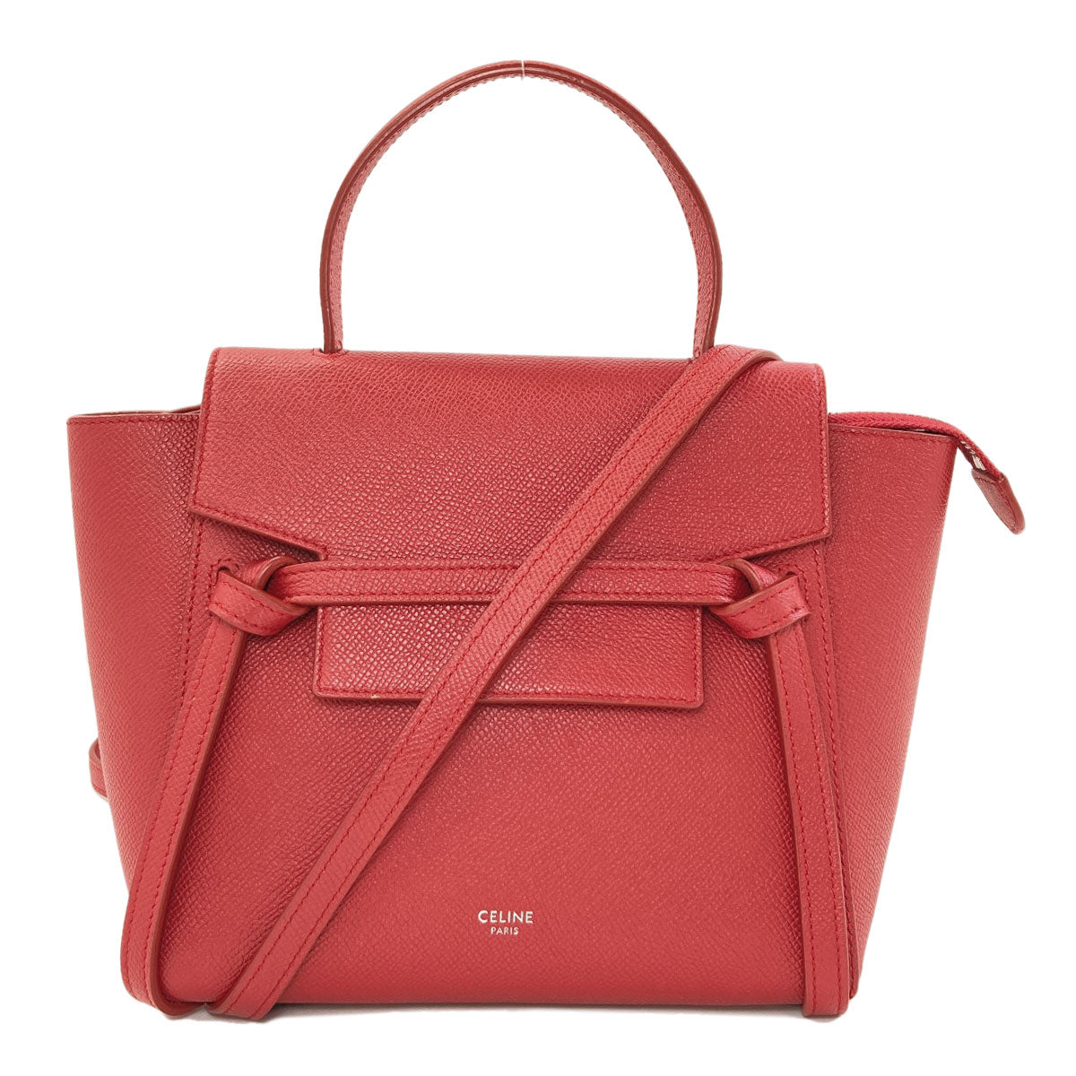 CELINE Belt bag nano 2WAY Handbag Calf Ladies [Used]